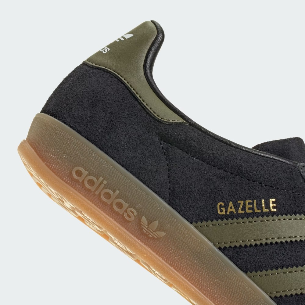 7M / 8W - [NEW]‎ Men's adidas Gazelle Indoor Shoes 'Black' JQ8399 - Picture 8 of 8
